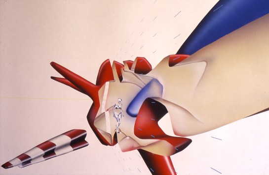 Hall and Staircase - perspective section (Nat Chard)