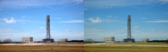 Cape Canaveral in Stereo